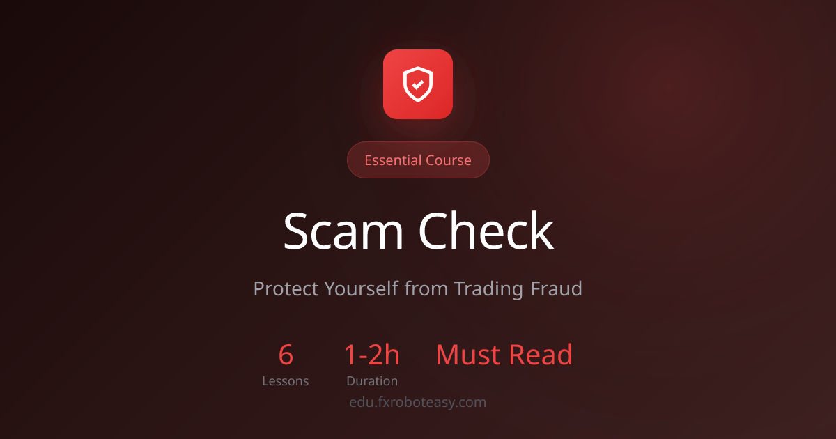 Scam Check Course - Protect Yourself from Trading Fraud | FXRobotEasy ...